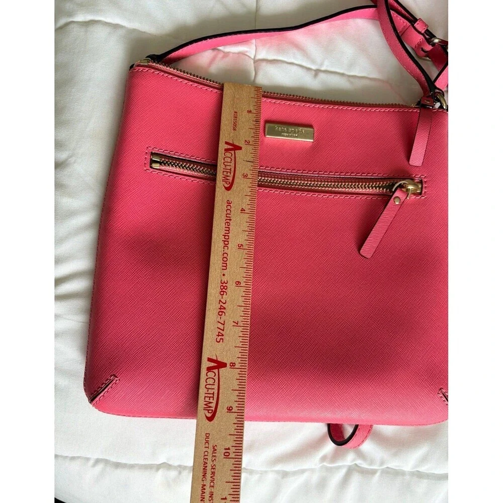 Pre owned Kate Spade Laurel Way Rima Saffiano leather crossbody bag MSRP $229